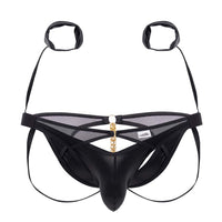 Candyman 99621 Chaîne et poignets Jockstrap Color noir