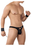 Candyman 99621 Chain and Puffs Jockstrap Color Black