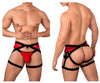 Candyman 99623 Garter Jockstrap Color Red