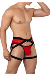 Candyman 99623 Garter Jockstrap Color rojo