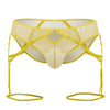 Candyman 99625 Mesh Garter Resumen color amarillo