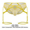 Candyman 99625 Mesh Garter Resumen color amarillo