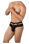 Candyman 99627 Color de encaje de Jockstrap Black