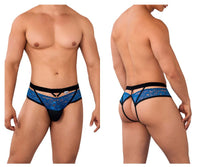 Candyman 99627 Color de Jockstrap de encaje azul