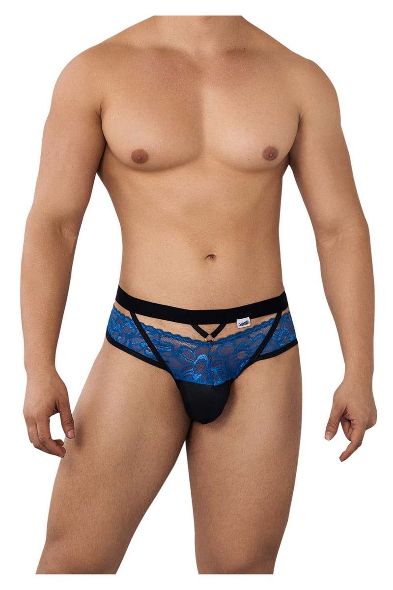 Candyman 99627 Color de Jockstrap de encaje azul