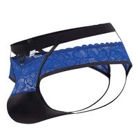 Candyman 99627 en dentelle Jockstrap Color bleu