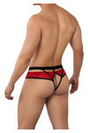 Candyman 99627 Color de Jockstrap de encaje rojo