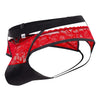 Candyman 99627 Color de Jockstrap de encaje rojo