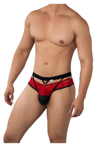 Candyman 99627 en dentelle jockstrap couleur rouge