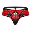 CandyMan 99627 Lace Jockstrap Color Red