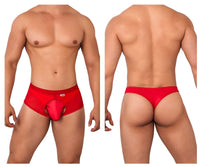 Candyman 99629 Trunk and Thong Dos piezas Color rojo