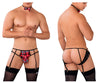 CandyMan 99630 Garter Jockstrap Color Red