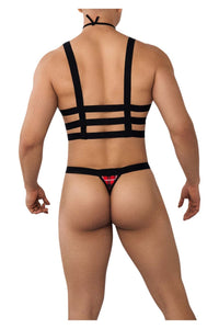 CandyMan 99634 Harness Two Piece Set Color Black