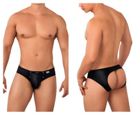 Candyman 99639 Open Front Jockstrap Color noir