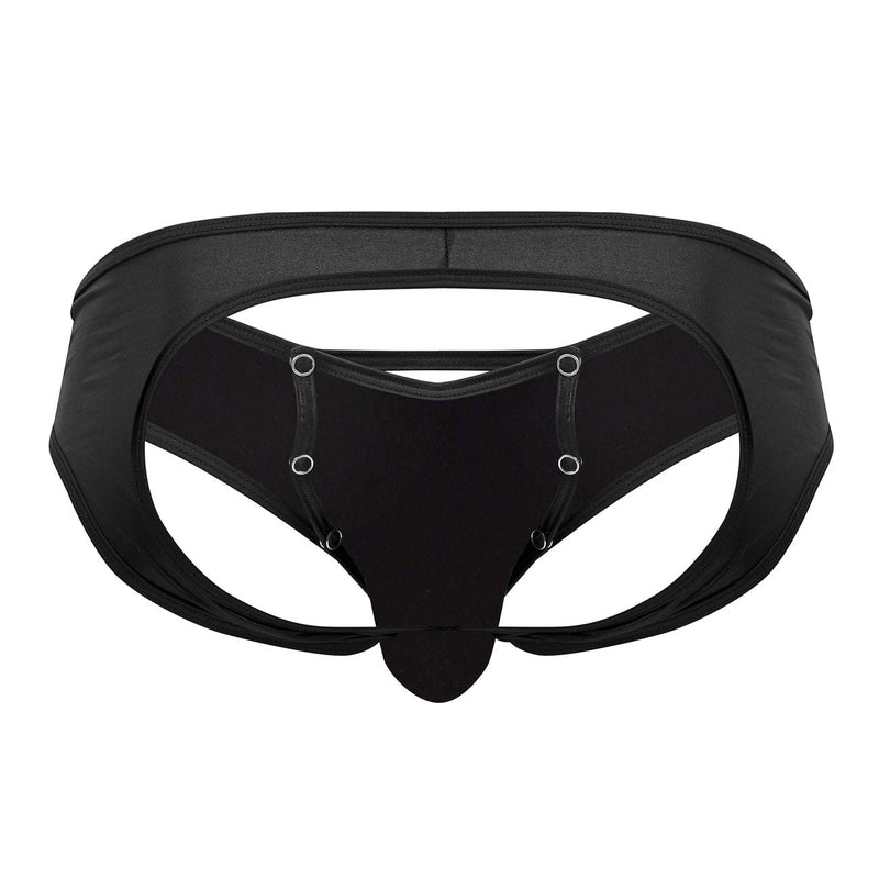 Candyman 99639 Open Front Jockstrap Color noir