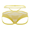 CandyMan 99640 Mesh Thongs Color Yellow