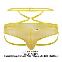 Candyman 99640 Mesh tangas color amarillo