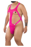 CandyMan 99643X Mesh Bodysuit Color Hot Pink