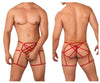 Candyman 99646 Cage Jockstrap Color Red