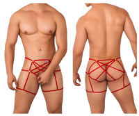 Candyman 99646 Cage Jockstrap Color rojo