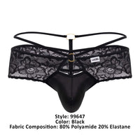 Candyman 99647 Couleur de lacets en dentelle noire