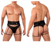 Candyman 99648 Garter tangas color negro