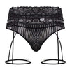 Candyman 99648 Garter Thongs Color noir