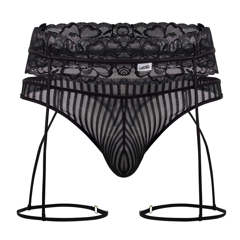 Candyman 99648 Garter tangas color negro