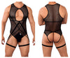 Candyman 99650 Mesh Bodysuit Color Black