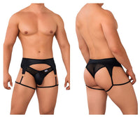 Candyman 99655 Garter tangas color negro