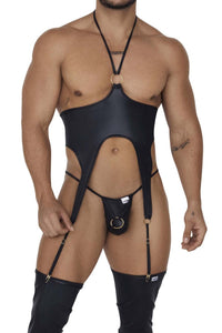 مجموعة CandyMan 99656 Harness Jock مكونة من قطعتين باللون الأسود