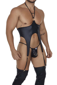 مجموعة CandyMan 99656 Harness Jock مكونة من قطعتين باللون الأسود