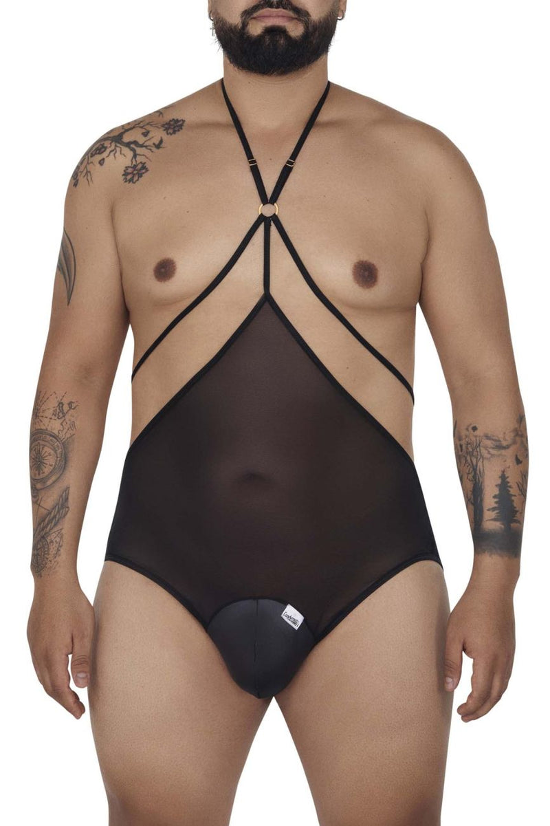 Candyman 99662x Tul Bodysuit Color Negro