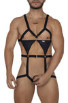 Candyman 99665 Harness Bodysuit Color Black