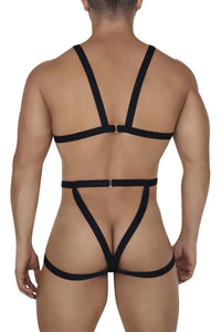 Candyman 99665 Harness Bodysuit Color Black