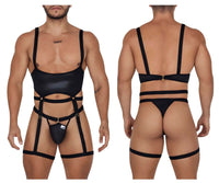 CandyMan 99667 Harness Bodysuit اللون أسود