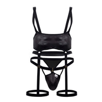 Candyman 99667 Harness Bodysuit Color Black