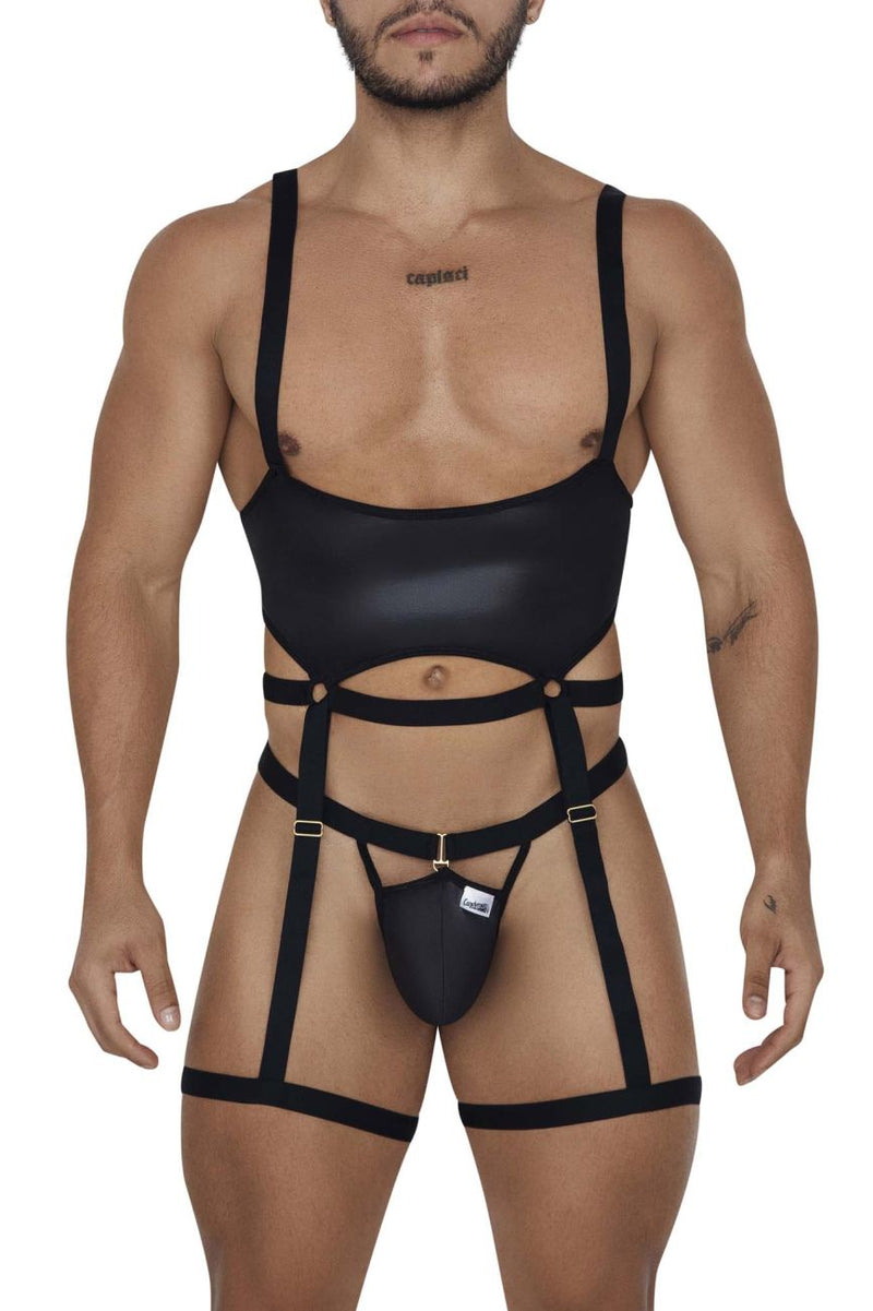 Candyman 99667 Harness Bodysuit Color Black