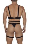 Candyman 99667 Harness Bodysuit Color Black