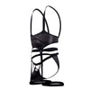 Candyman 99667 Harness Bodysuit Color Black