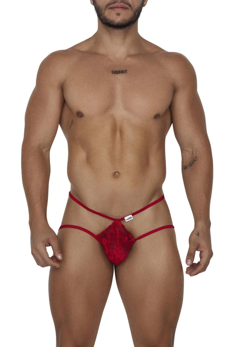 Candyman 99668 Jock Thongs Color rouge