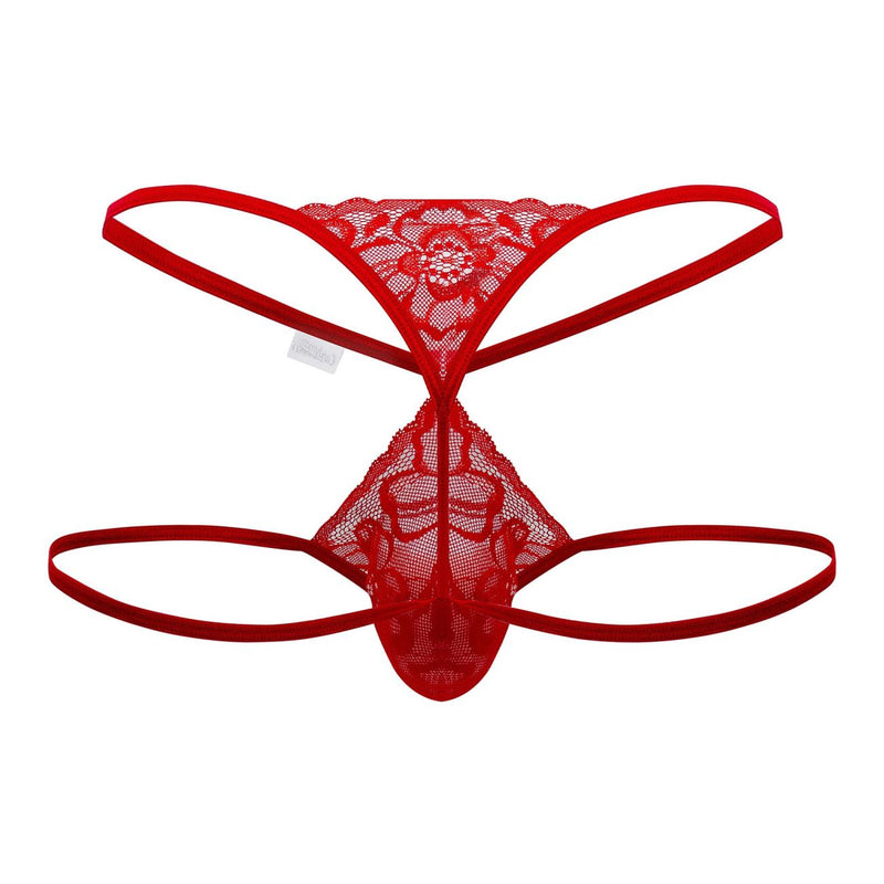 Candyman 99668 Jock Thongs Color rouge