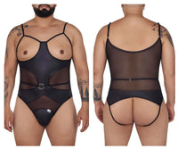 CandyMan 99670X Harness Bodysuit اللون أسود