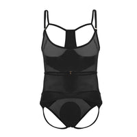 Candyman 99670x Harness Bodysuit Color Black