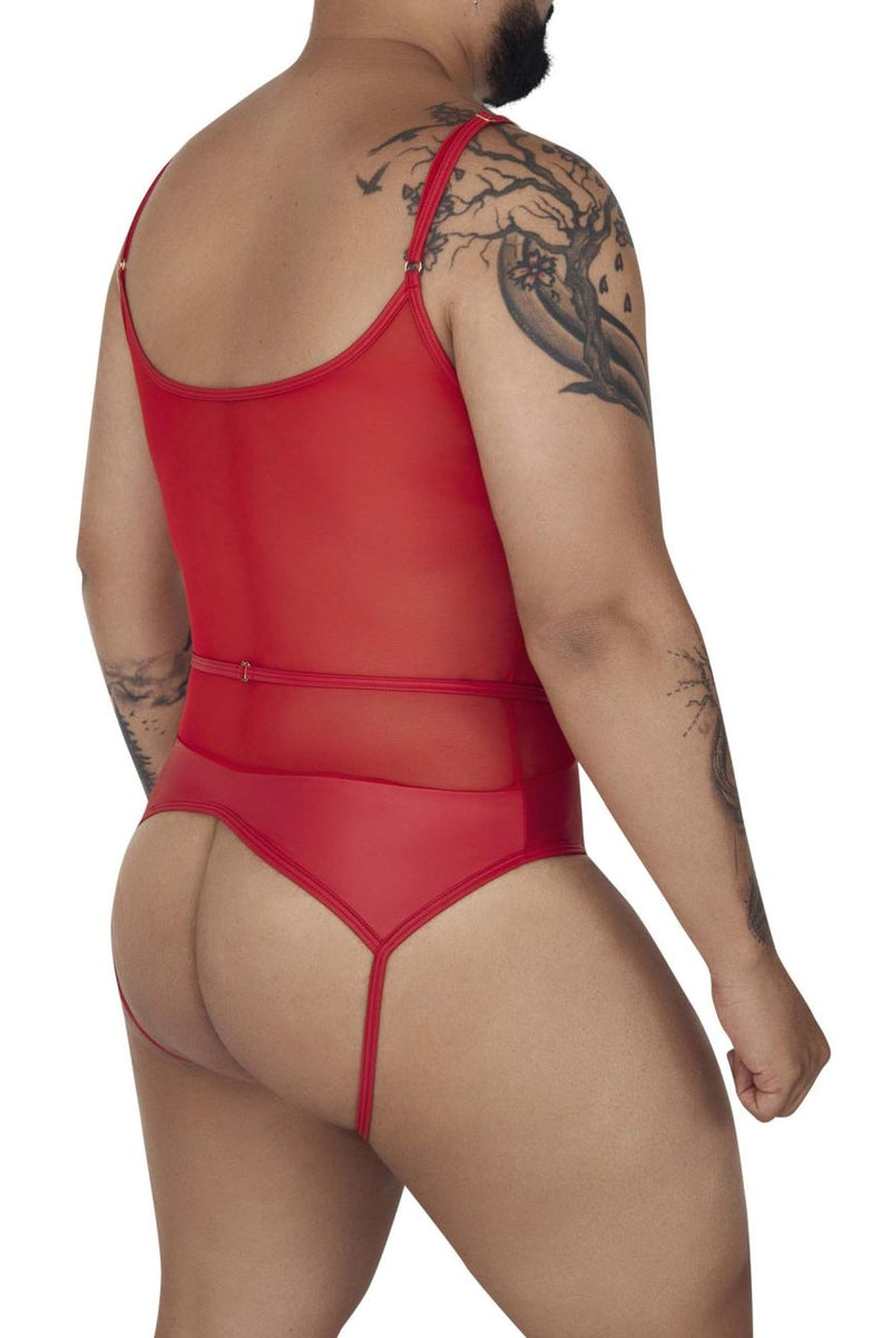 Candyman 99670x harnais de body couleur rouge