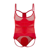 Candyman 99670x harnais de body couleur rouge