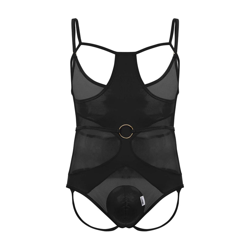 CandyMan 99670 Harness Bodysuit اللون أسود