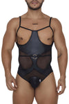 CandyMan 99670 Harness Bodysuit اللون أسود