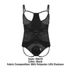 Candyman 99670 Harness Bodysuit Color Black