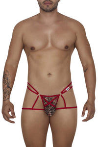 Candyman 99671 Lace Jock tangas color rojo